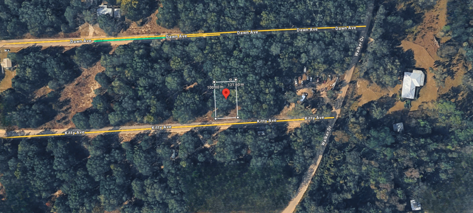 Lot Dimension – Satellite View